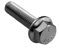 M10 - 1.50 X 20 METRIC 10.9 HEX FLANGE SCREW COARSE PLAIN FINISH